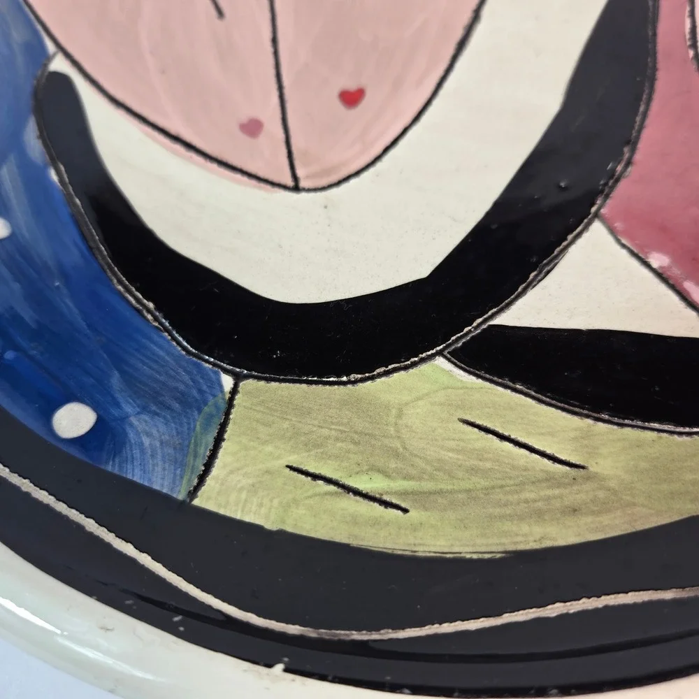 Vintage Sandra Magsamen Signed Ceramic Plate – 